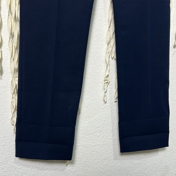 Theory Navy NWOT Tailored Stretch Trouser Size 2 - Picture 3 of 10